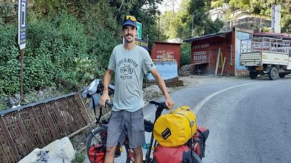 Austrian Felix reached Uttarakhand Uttarkashi after traveling 14 thousand km on bicycle gave special message