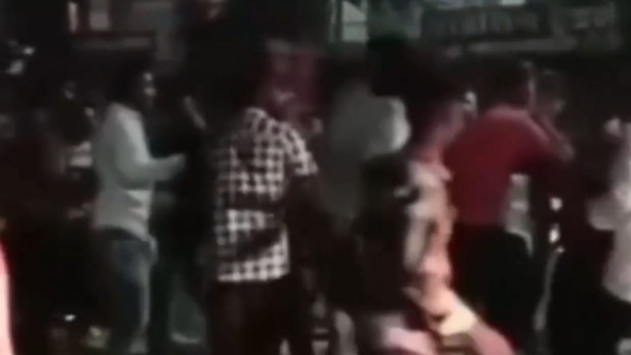 Two parties clash over singing Farmaish in Dandiya program