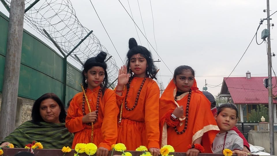 Jammu Kashmir: Procession started in Kashmir on Dussehra after 35 years