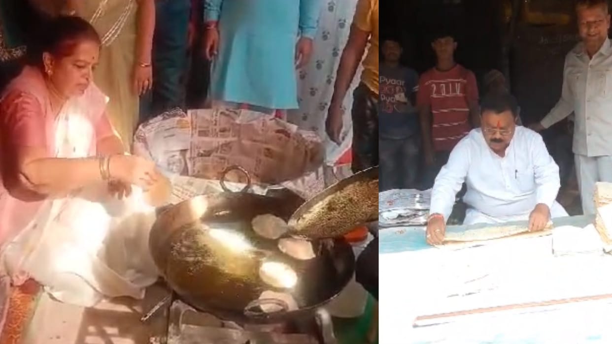 MP Election: Efforts to woo voters, some are frying puris, some are making roomali rotis