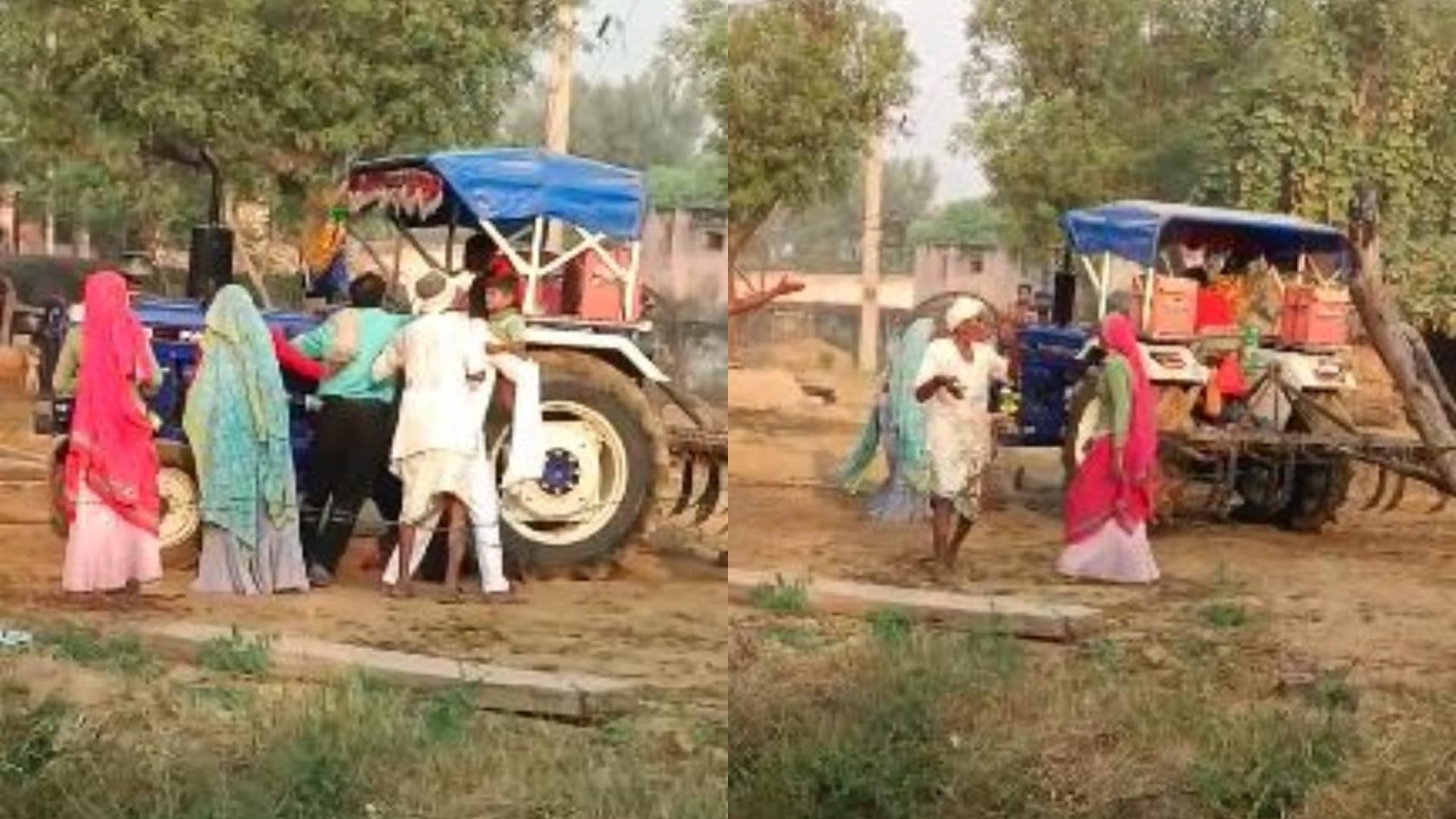 ट्रैक्टर से कुचलकर हत्या