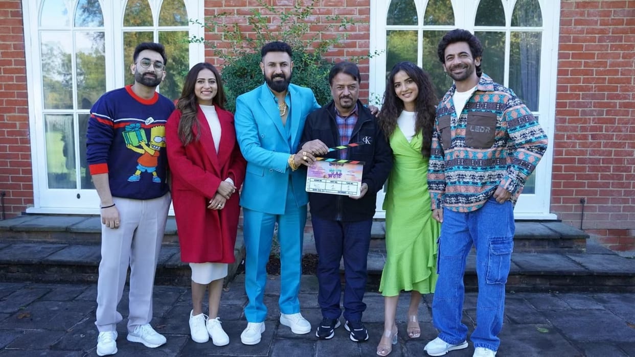 Gippy Grewal film carry on jatta franchise returns with a new twist carry on jattiye filming begins