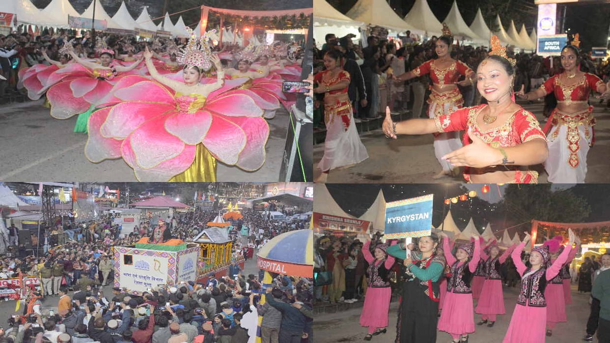 Kullu Dussehra: Artists from 14 countries participated in the grand cultural parade, enthralled with spectacul