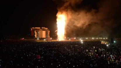 Tricity highest Ravana burnt in Panchkula