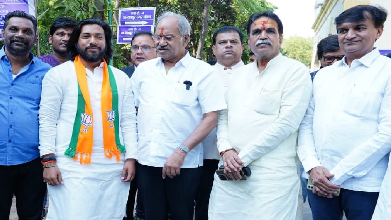 CG Election 2023: BJP candidates filed nominations at auspicious time; Brijmohan, Munat and Khushwant submitte