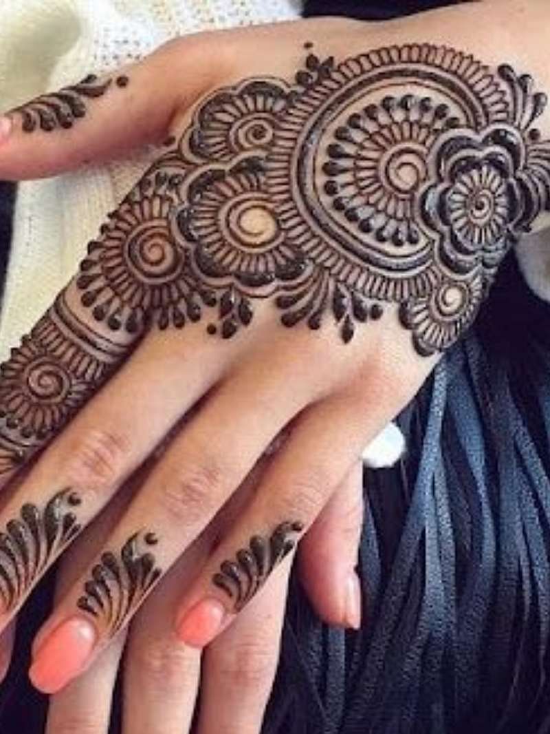 Rajasthani Mehndi Design with Floral Patterns | www.shaadidu… | Flickr