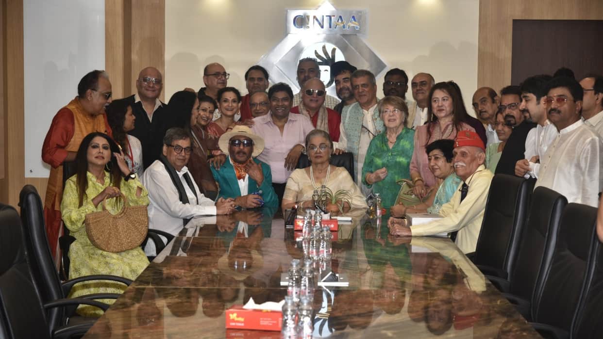 Dillip kumar amrish puri asha parekh dream project celebs attend cintaa tower inaugration in mumbai