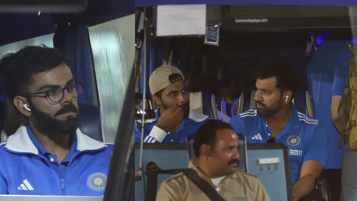 Team India arrives Lucknow for World cup match 2023 vs England.