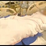 अस्पताल में भर्ती पीड़ित छात्रा