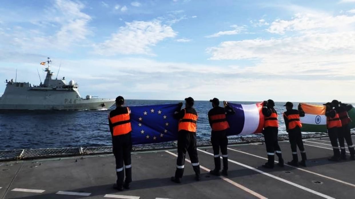 In a first, India, EU carry out joint naval drills in Gulf of Guinea