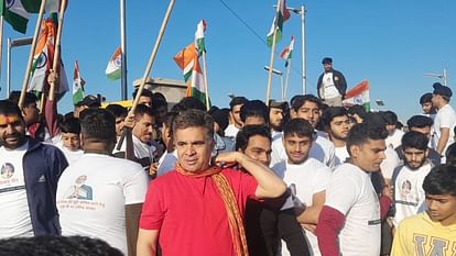 accession day: Vilay Dour Marathon run organized by BJYM in jammu
