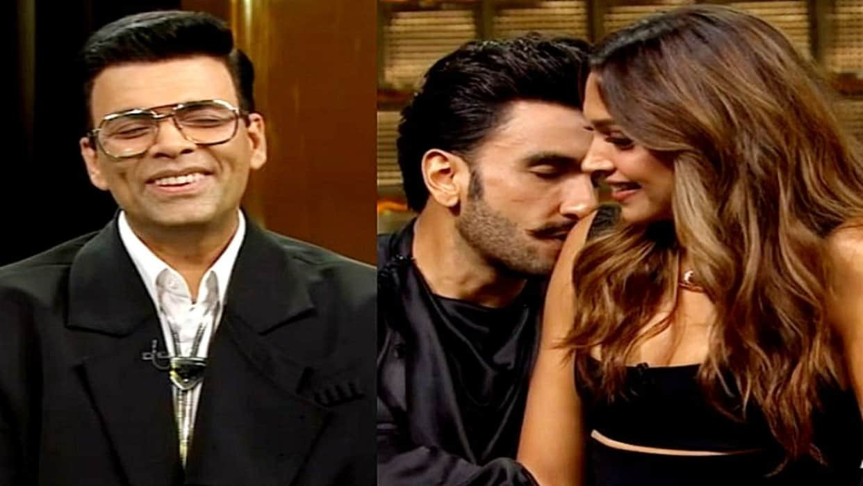Karan Johar emotional to watching Deepika Padukone and Ranveer Singh dreamy wedding video on KWK 8
