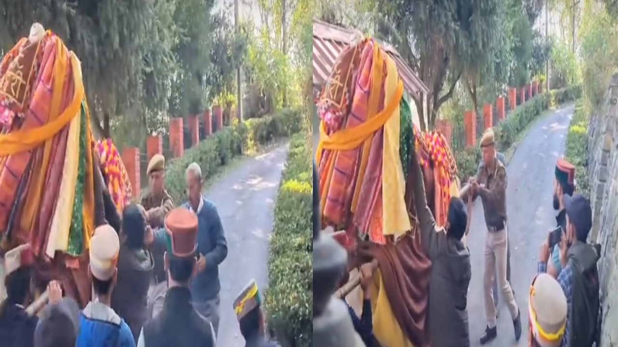 During Dussehra festival, angry deity Gauhari reached Deputy Commissioner's residence, know the whole matter