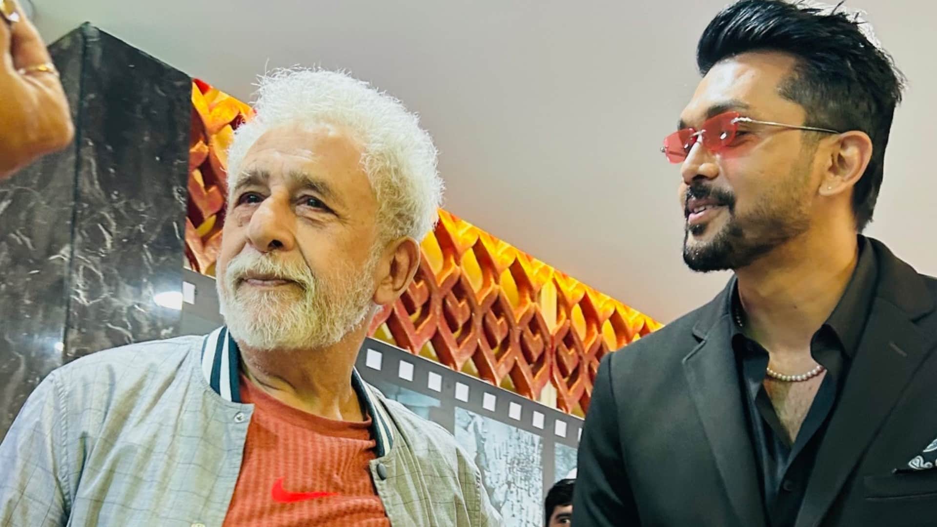 Shyam Benegal receives standing ovation at the India Premiere of Mujib The Making of a Nation Naseeruddin shah