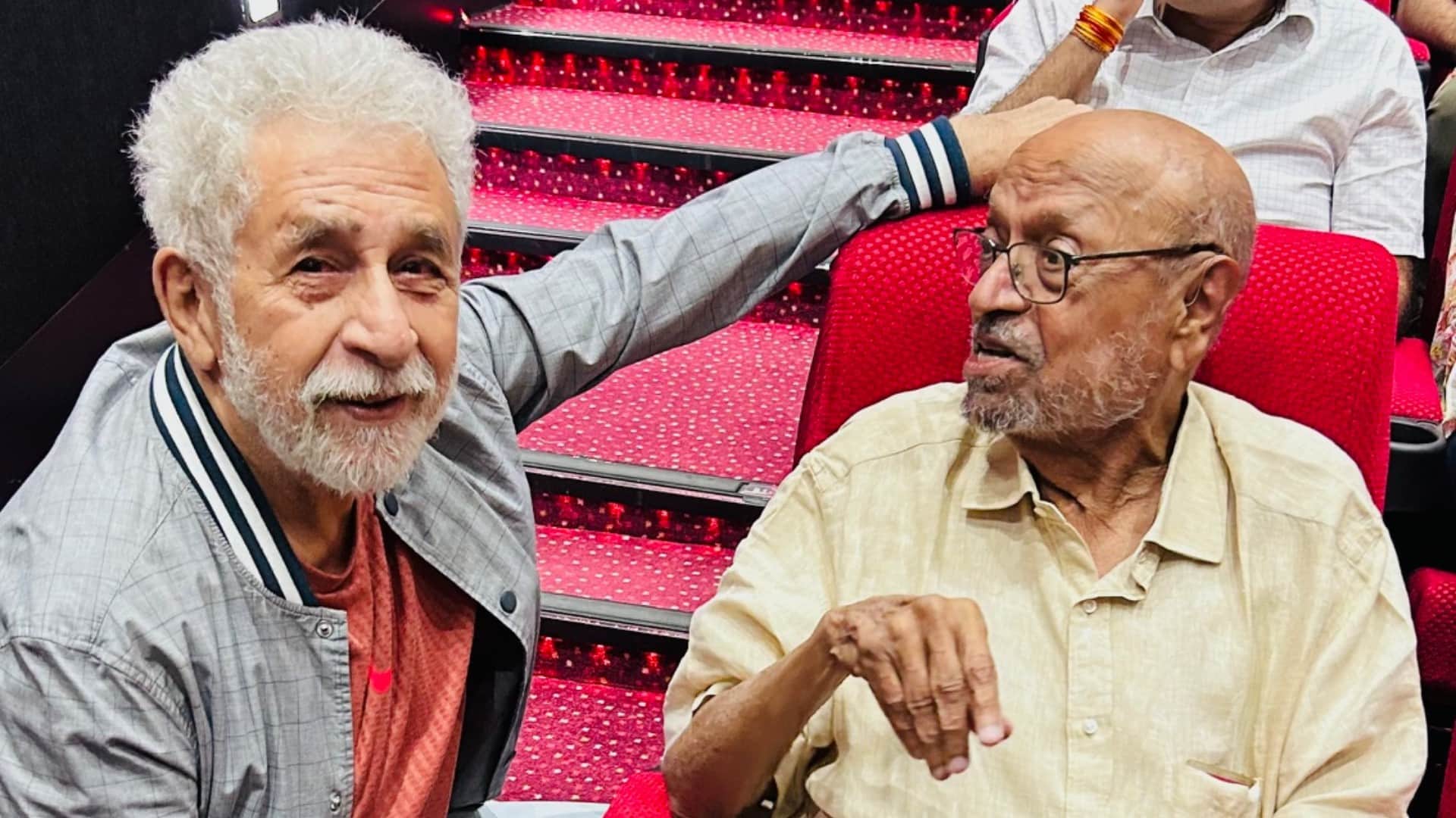 Shyam Benegal receives standing ovation at the India Premiere of Mujib The Making of a Nation Naseeruddin shah