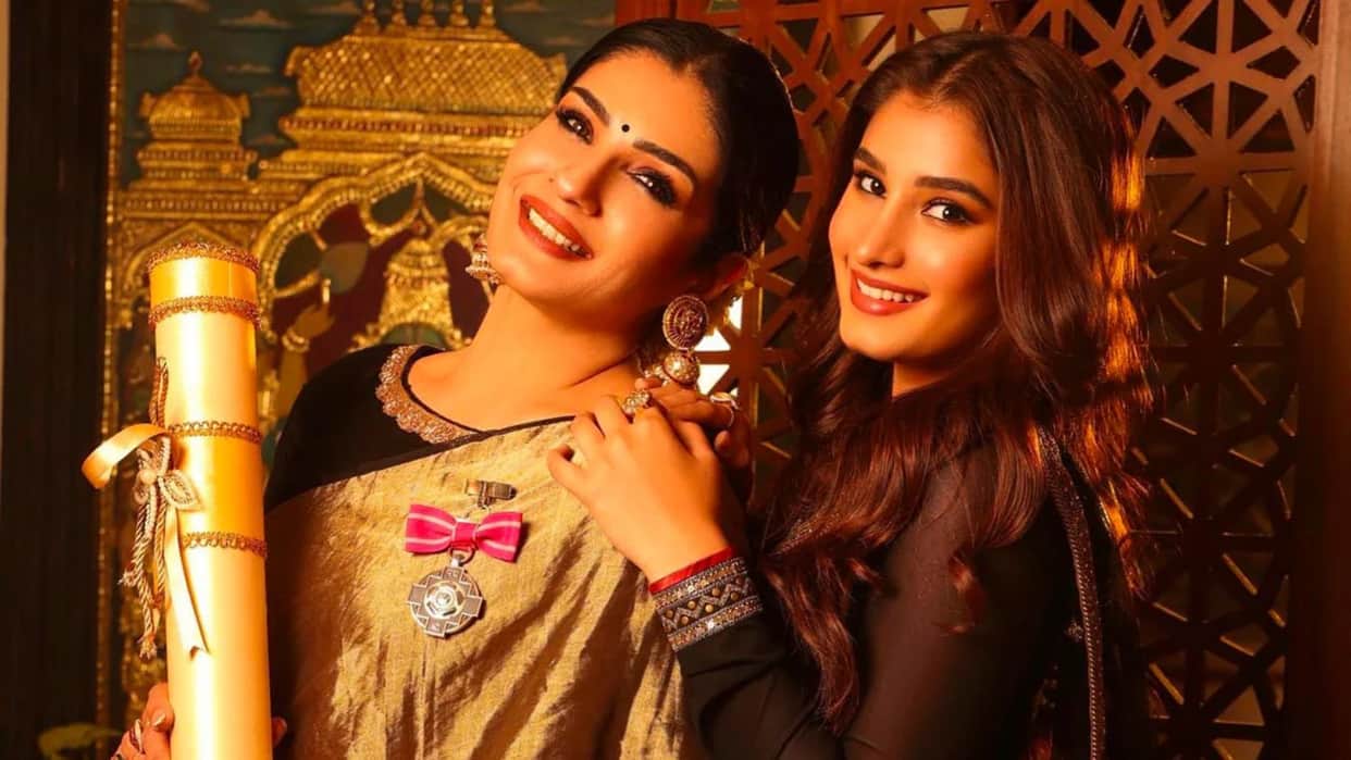 Welcome to the jungle actress raveena tandon reveals Rasha does not like their making reels said she scold me