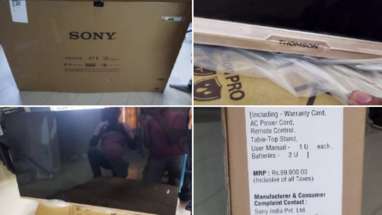 Man orders Sony TV worth Rs 1 lakh from Flipkart, gets this instead
