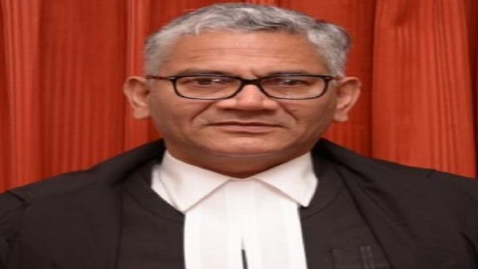 Justice Manoj Kumar Tiwari made acting Chief Justice of Uttarakhand High Court