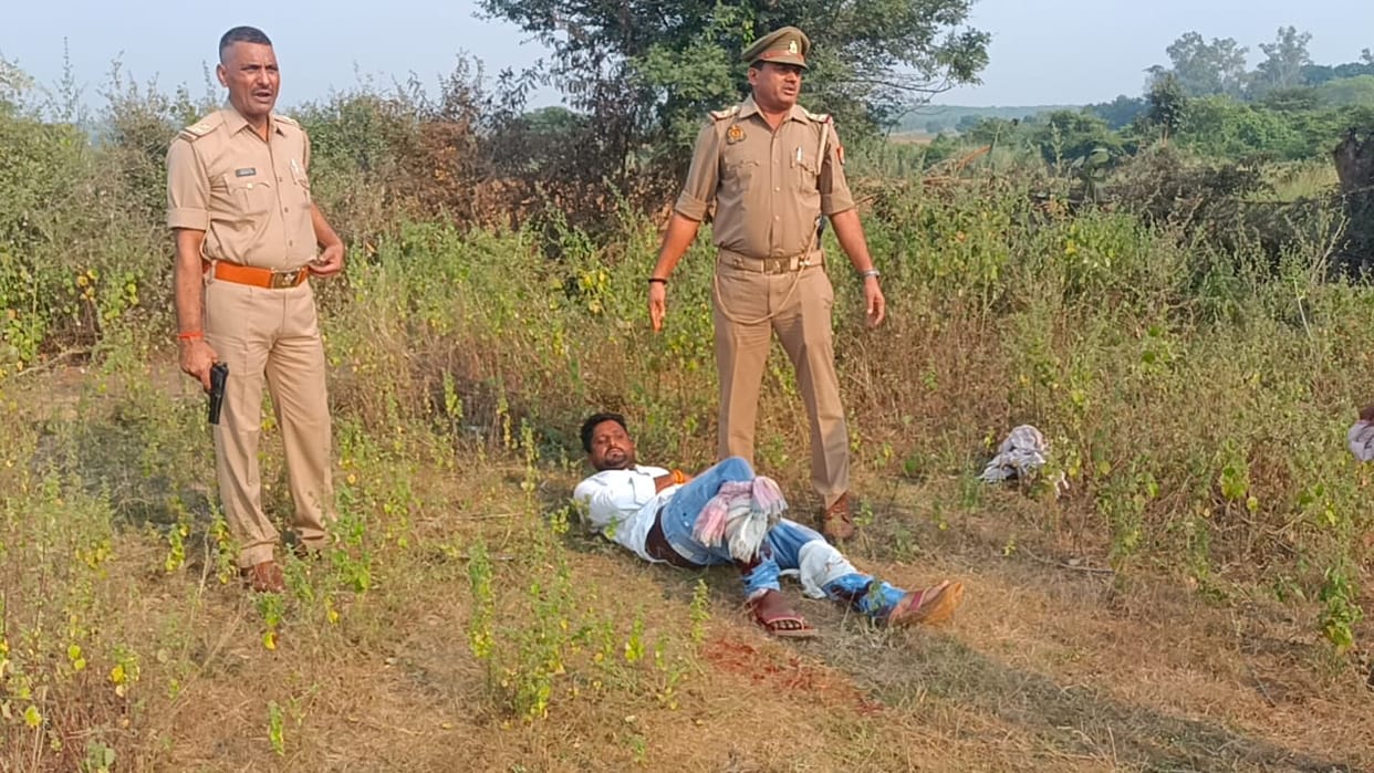 Gambling operator arrested in encounter in murder case, relatives of the deceased are protesting