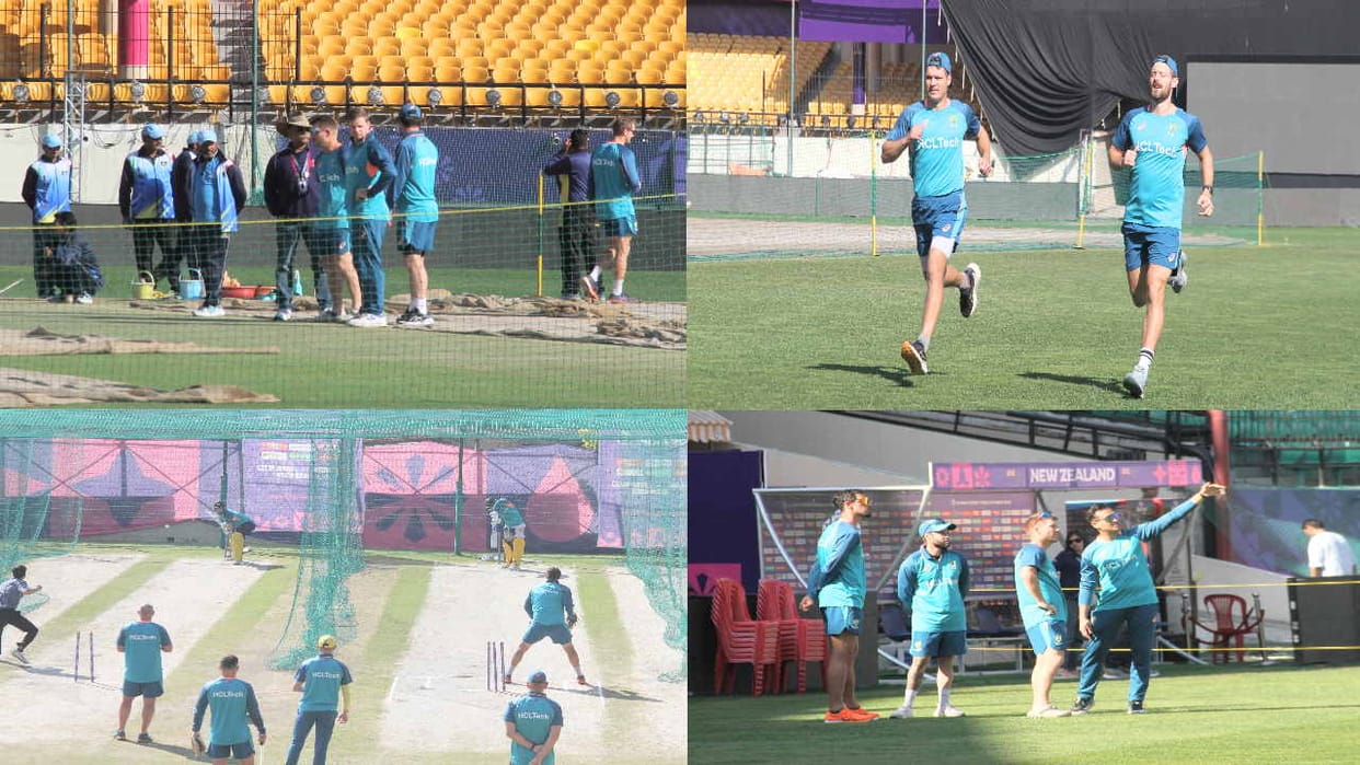 Aus vs NZ cricket world cup match dharamshala Pat Cummins said Australian team will enter with the intention o