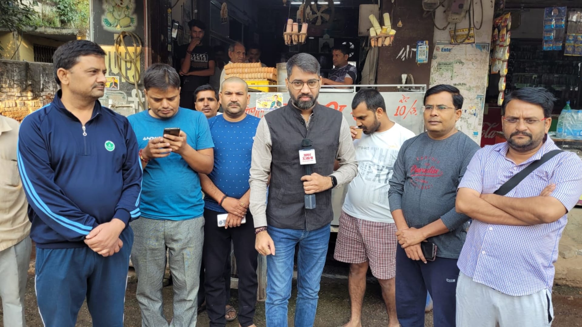 भिंड में चाय पर चर्चा