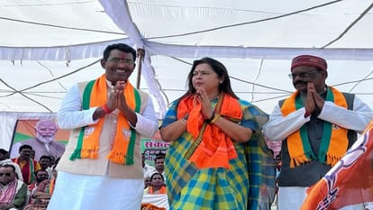 CG election 2023 At some places BJP and at other places Congress stalwarts filed nominations in chhattishgrh