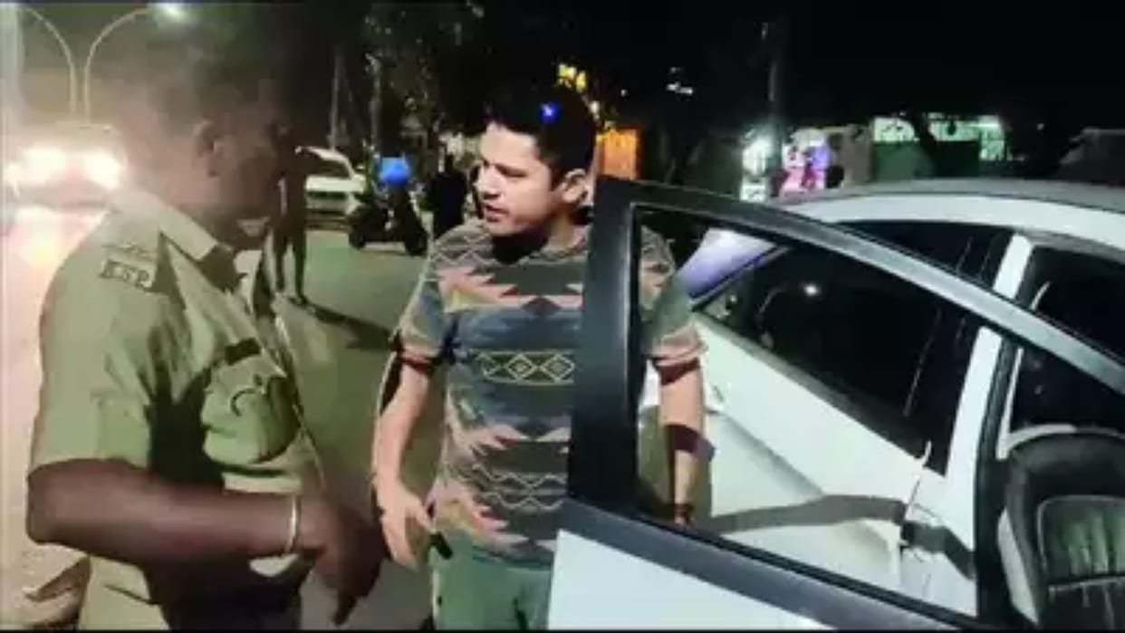 Famous Fashion Stylist Prasad Bidapa Son Arrested For Drunk Driving and commenting religious remarks on cop