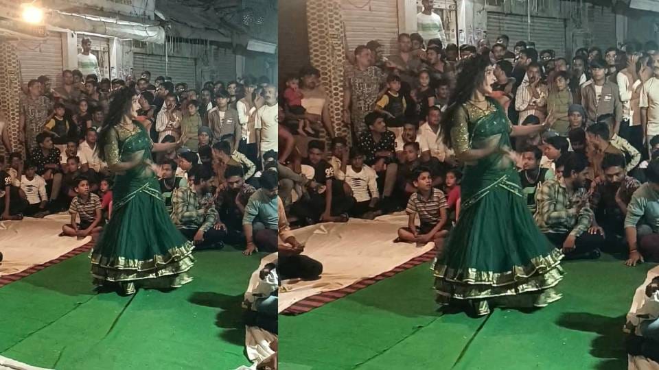fierce danced between Shri Ram and Bharat Milap over obscene songs In Etah