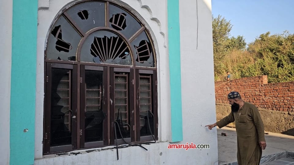 jammu kashmir news: Mischievous elements vandalized mosque in Lakhanpur kathua