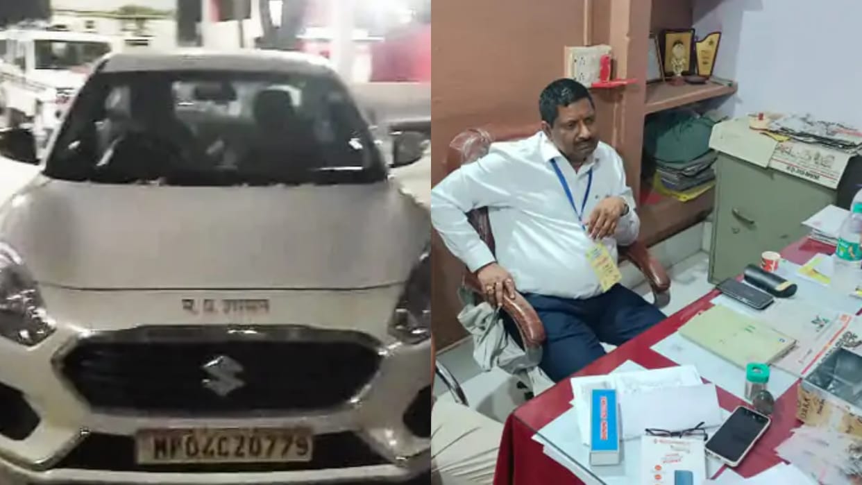 MP Crime Jewelery worth Rs 5.25 crore found in a car with government number plate in Satna