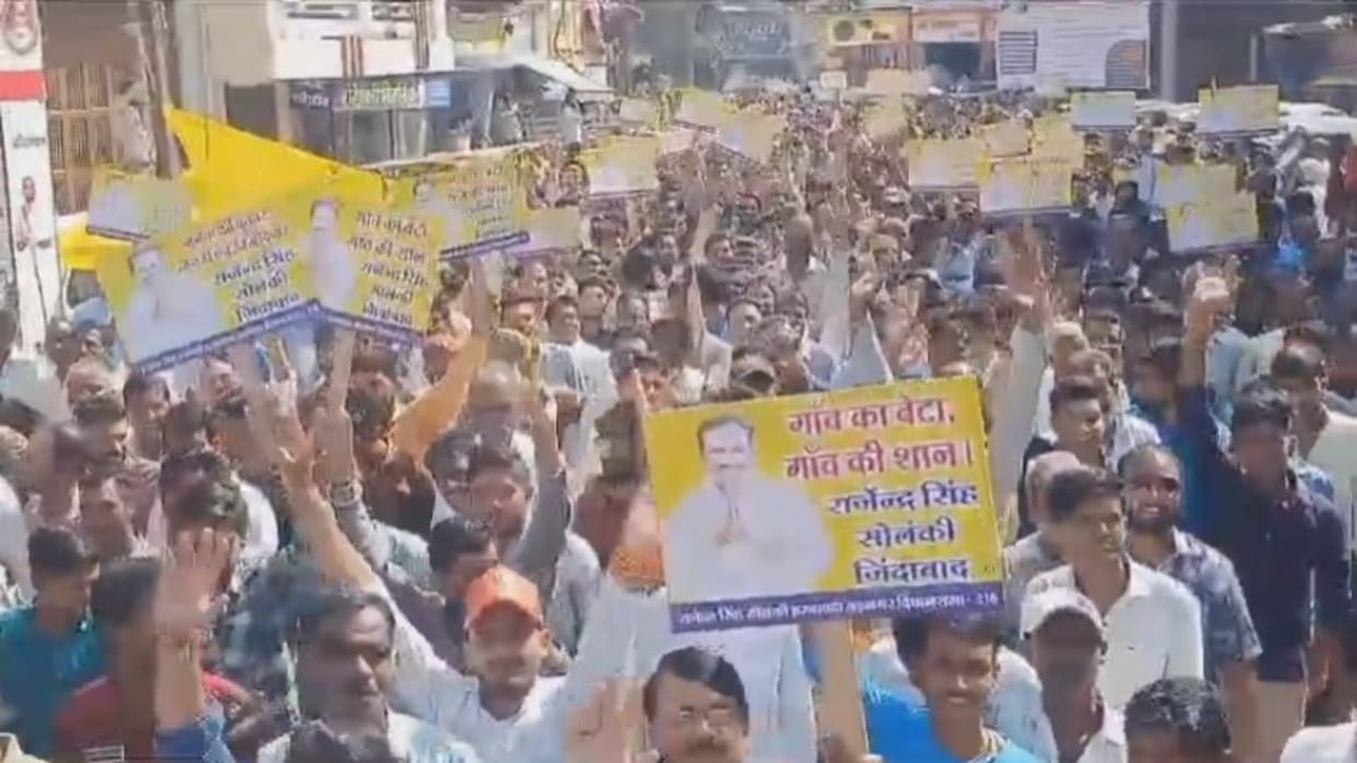 MP Election: Everyone stunned by rally of independent candidate; Karni Sena supports, Congress canceled ticket