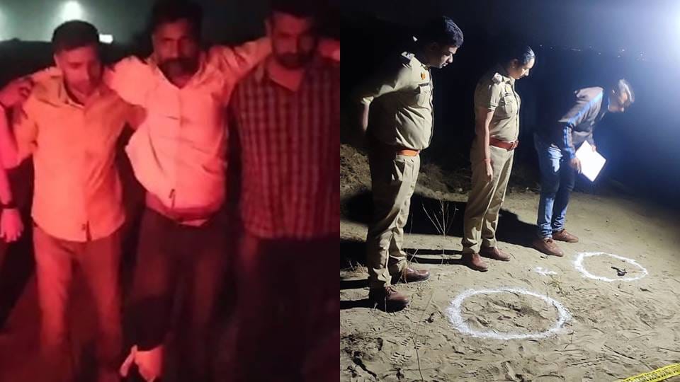 Police encounter with two miscreants