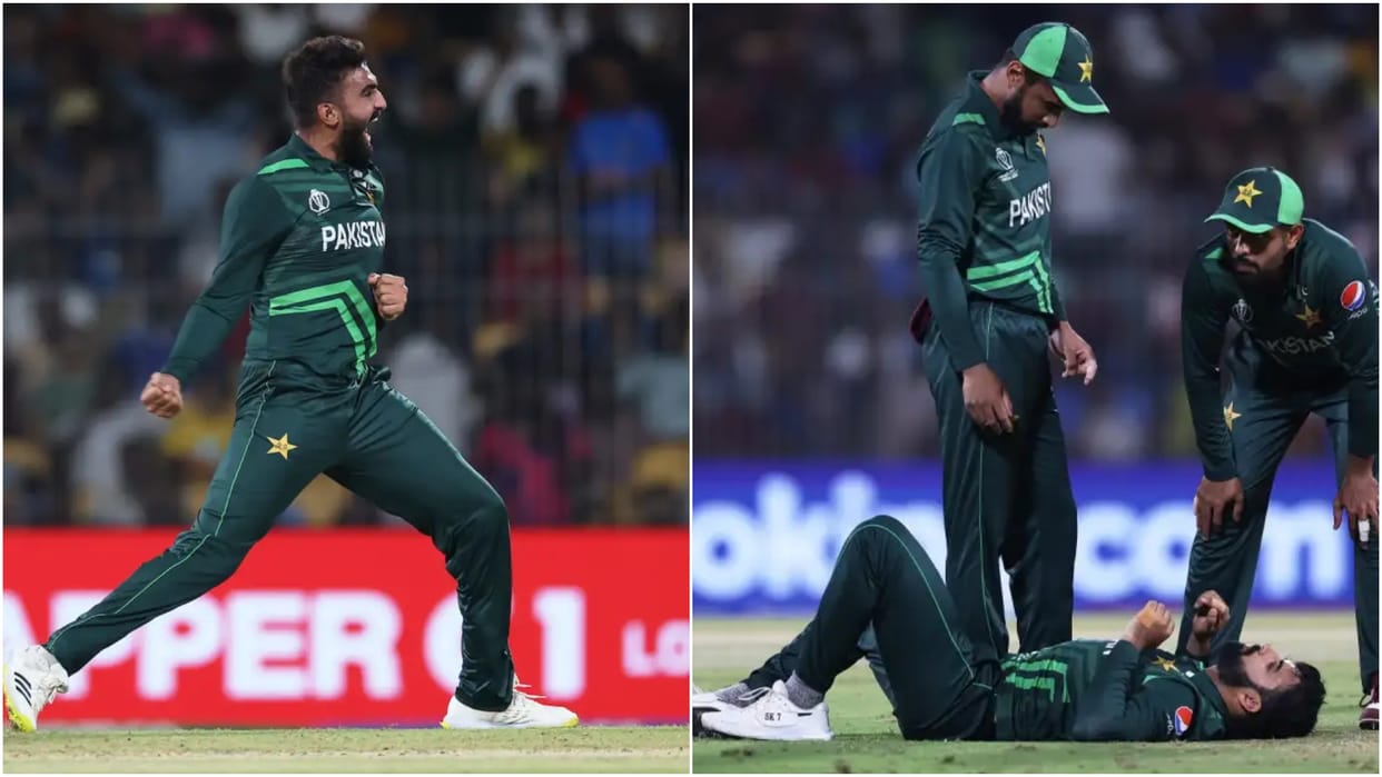 First ever concussion substitute in World Cup history, Usama Mir replaces injured Shadab Khan