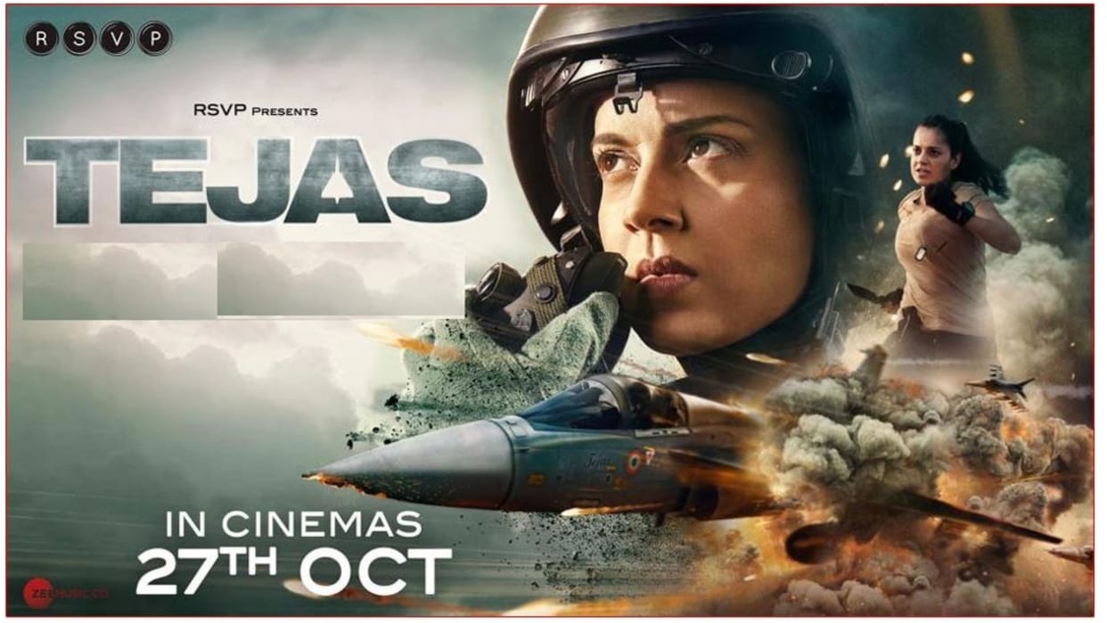 Tejas Movie Review in Hindi by Pankaj Shukla Kangana Ranaut Sarvesh Mewara Anshul Chauhan Shashwat Sachdeva