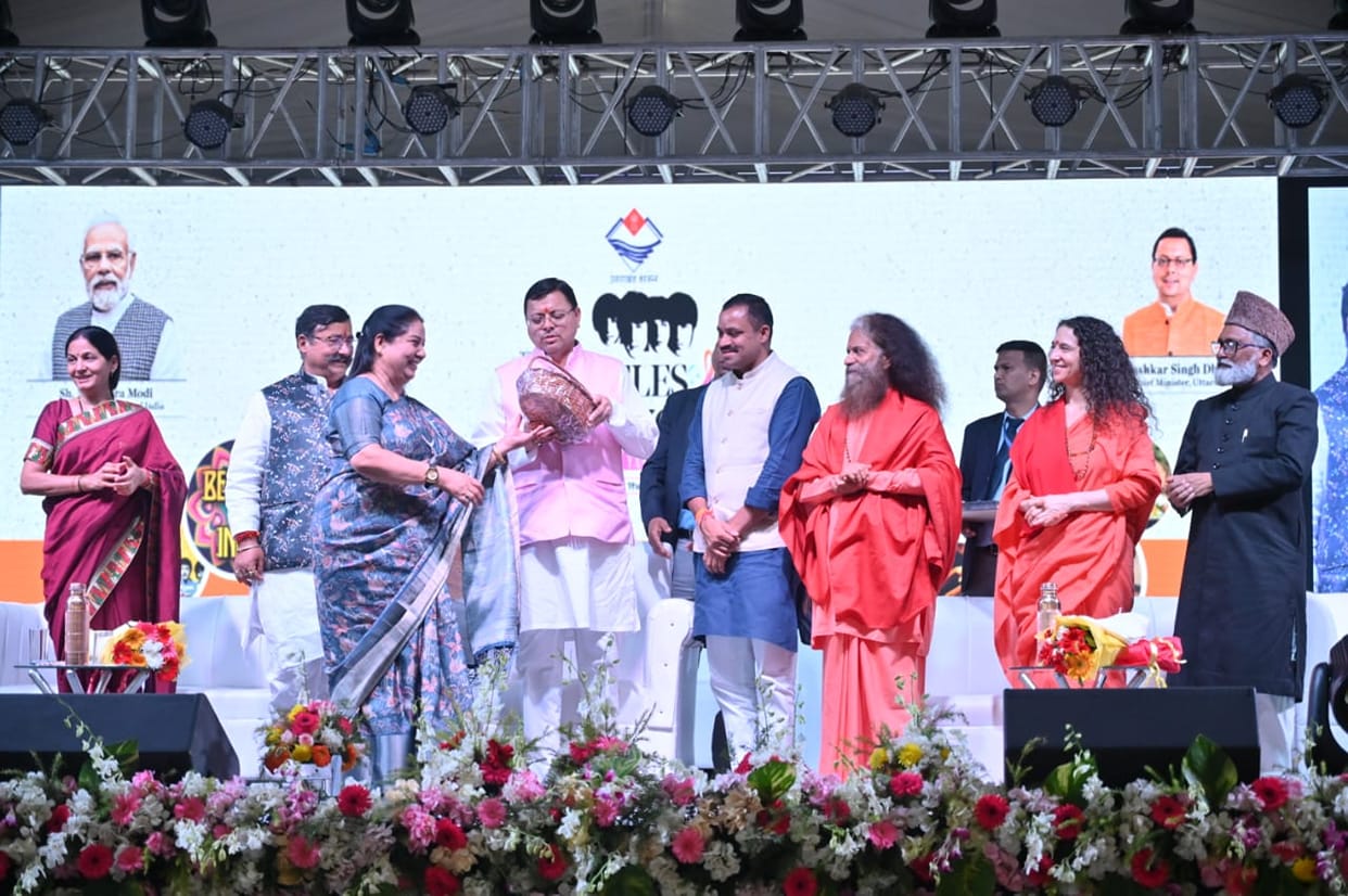 Rishikesh News CM Pushkar singh Dhami inaugurates three days The Beatles The Ganga Festival