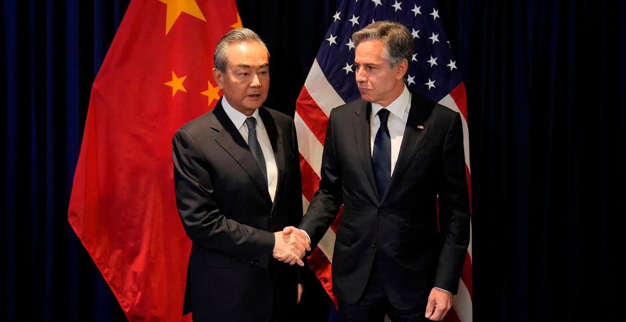 China foreign minister wang yi meets with antony blinken in washington dc usa news updates
