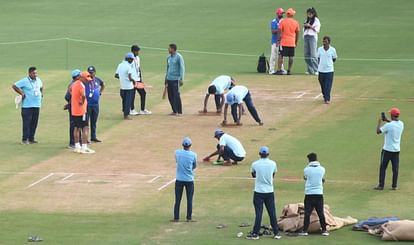 Ind Vs Eng Match: राहुल द्रविड़ ने क्यूरेटर से कहकर हटवाई इकाना पिच की घास, लगेगा रनों का अंबार ICC World Cup 2023 IND vs ENG Ekana Stadium Pitch Report, Rahul Dravid Asked Curator To Remove Grass