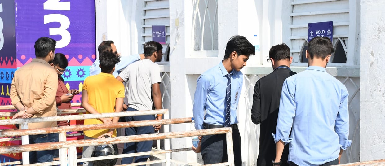 ICC world Cup 2023 IND vs ENG Black marketing of tickets is happening outside Ekana