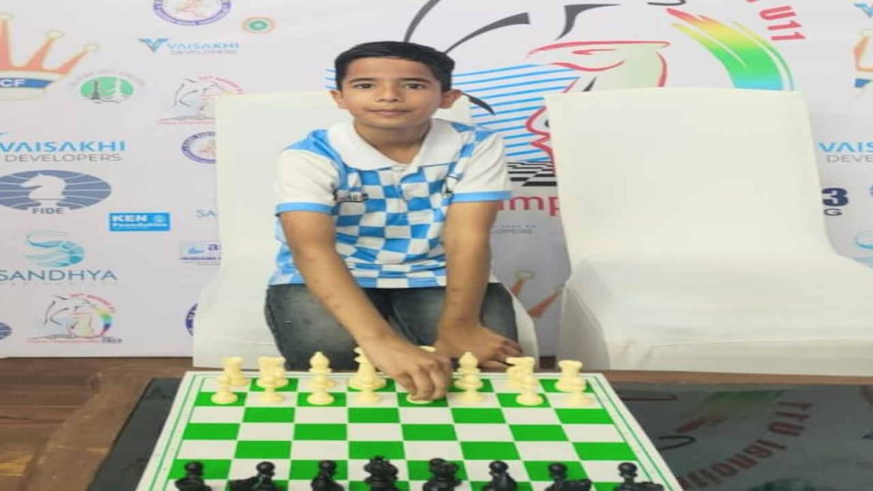 Chamba's Saksham will play in Under-9 National Chess Competition in Ranchi