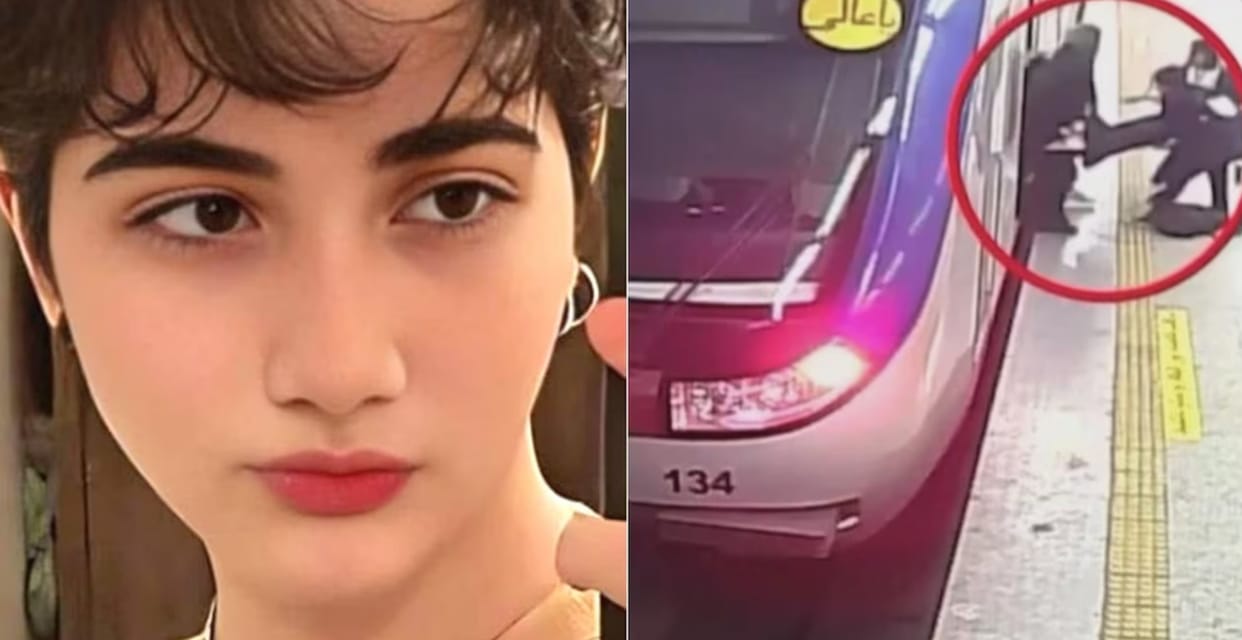 iran armita geravand died collapsed in tehran metro accused beating by moral police for not wearing hijab