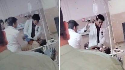Indore News: इंदौर के एमवाय अस्पताल में इलाज के लिए आए मरीज को मारे थप्पड़, जूनियर डॉक्टर निलंबित Patient who came for treatment in Indore's MY Hospital slapped, junior doctor suspended