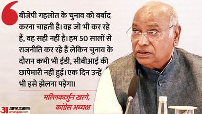 Politics: Mallikarjun Kharge says Raids during election it has never happened