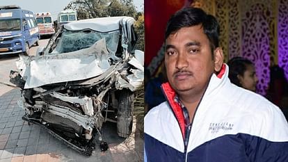 GRP constable Rishi died in road accident who resident of Mainpuri