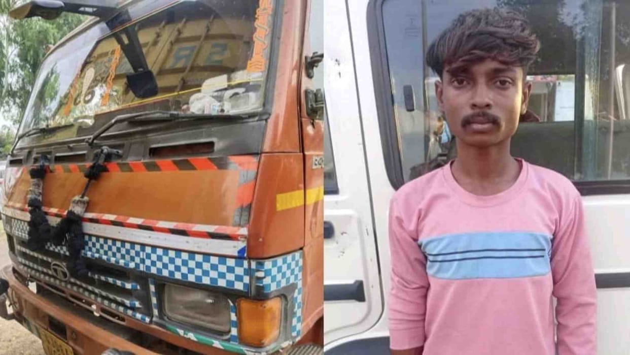 15 bottles of English liquor hidden among cartons of milk in truck seized in Sirohi