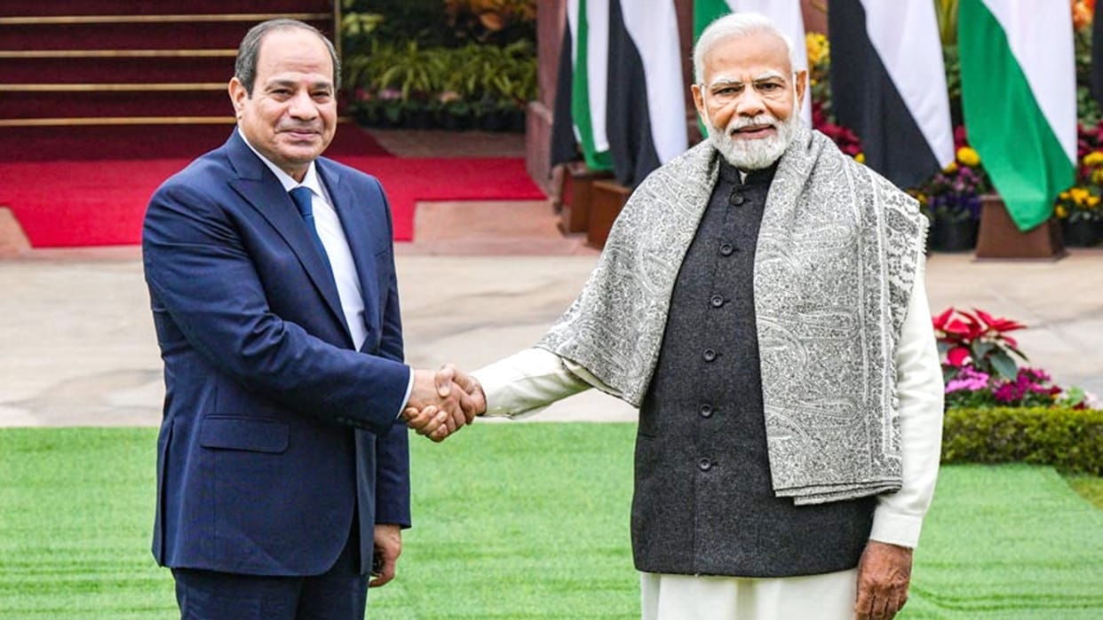 PM Modi spoke to the Egyptian President important discussion took place regarding Israel Hamas war