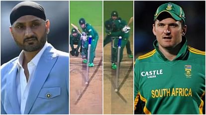 Controversy in PAK vs SA WC 2023 match, Harbhajan Singh clash with Graeme Smith on DRS; ICC apologizes