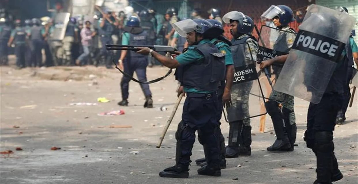 bangladesh police arrest bnp general secretary after violence in dhaka rally killed two many injured