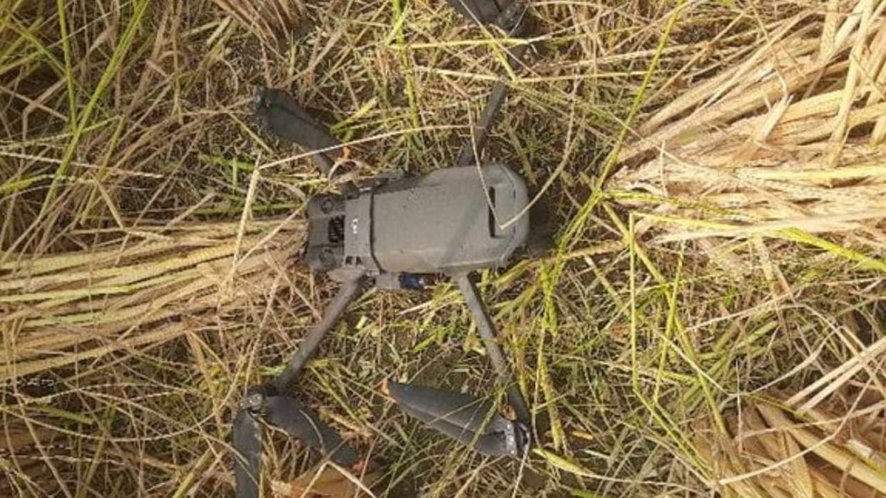 BSF soldiers recovered Pakistani drone in Amritsar
