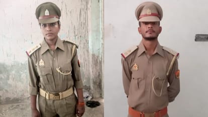 Photo of young man and girl wearing police uniform goes viral in Bareilly