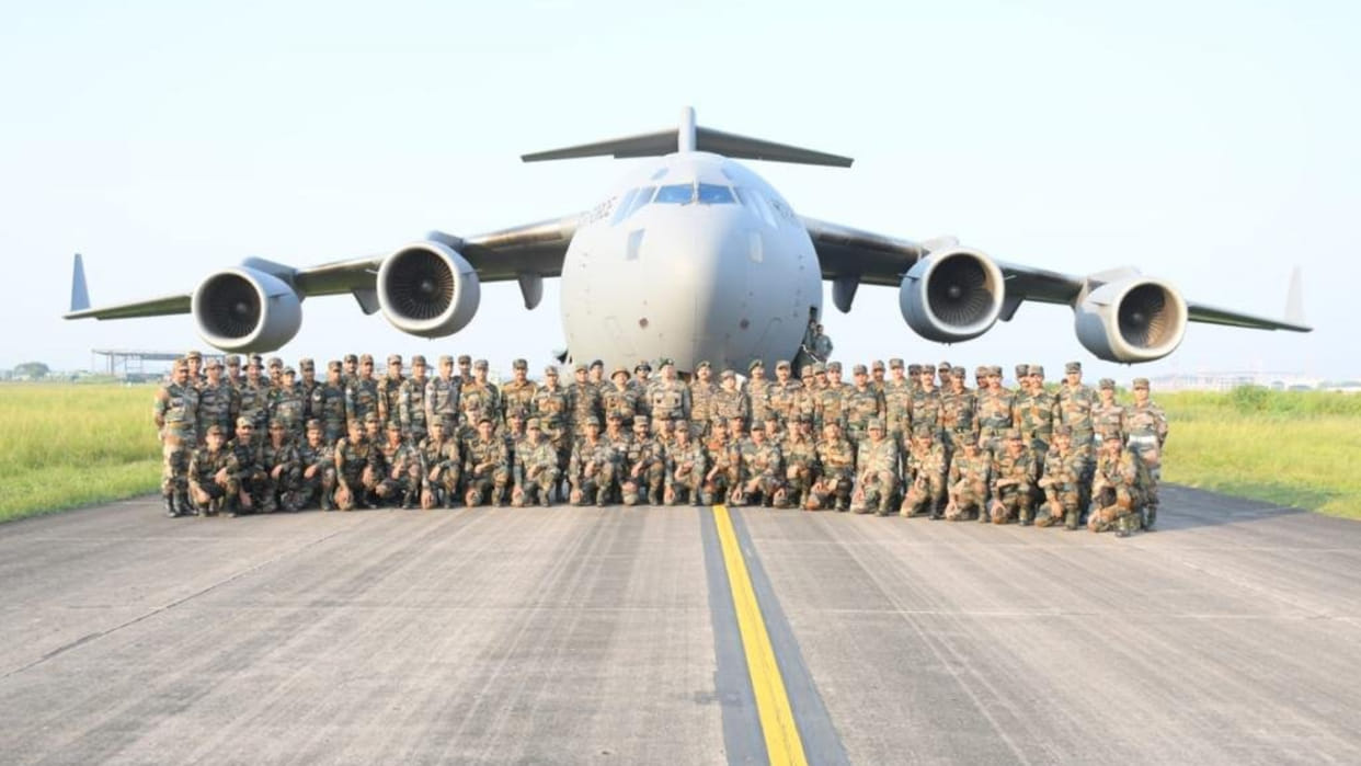 Indian security forces will also show their strength in the Kazind military exercise held in Kazakhstan.